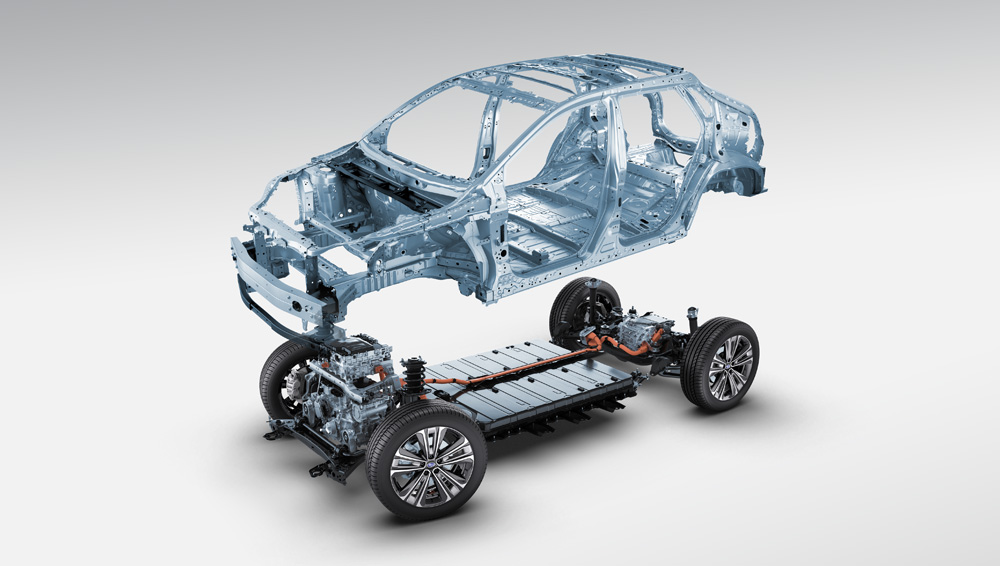 Image of the e-Subaru Global Platform.