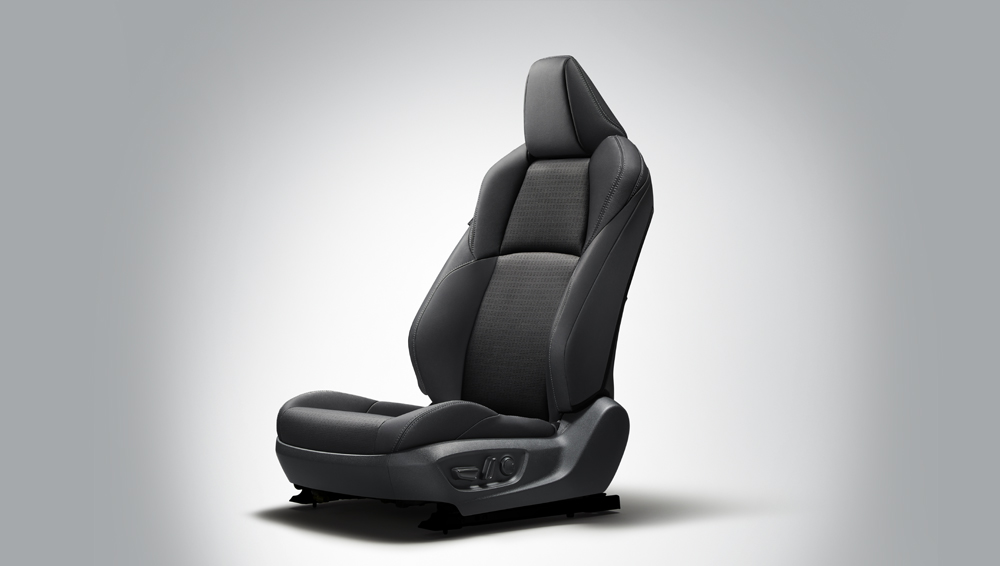Image of the 10-way power driver seat with black StarTex leather.